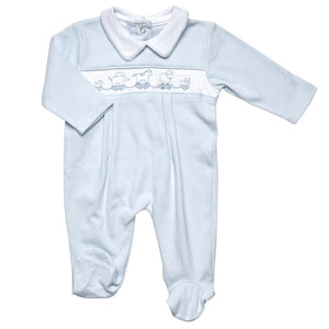 Animal train sleepsuit