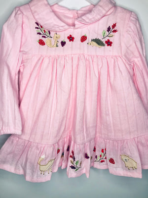 Pink woodland dress