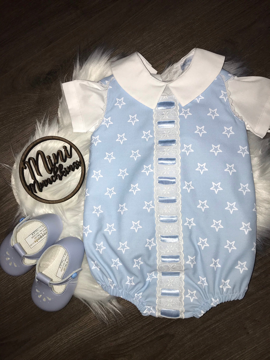 Stars 2 piece shirt effect baby boys outfit (shoes sold separately)